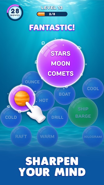 Bubble Word Jam screenshot 2