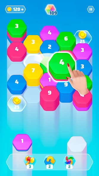 Color Slide - Hexa Puzzle screenshot 1