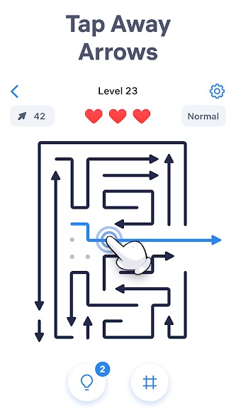 Arrow Puzzle: Tap Puzzle Games screenshot 1