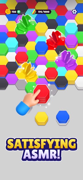 Hexa Sort screenshot 1