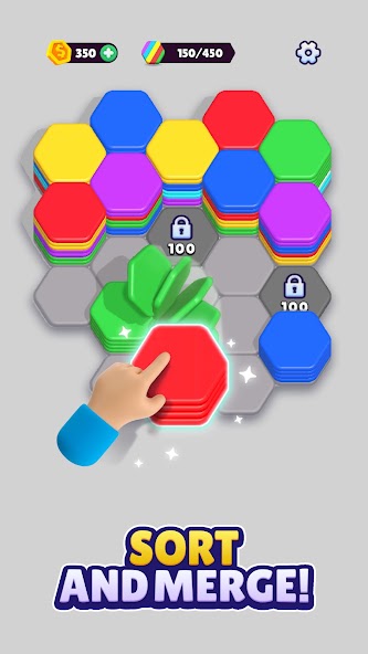 Hexa Sort screenshot 4
