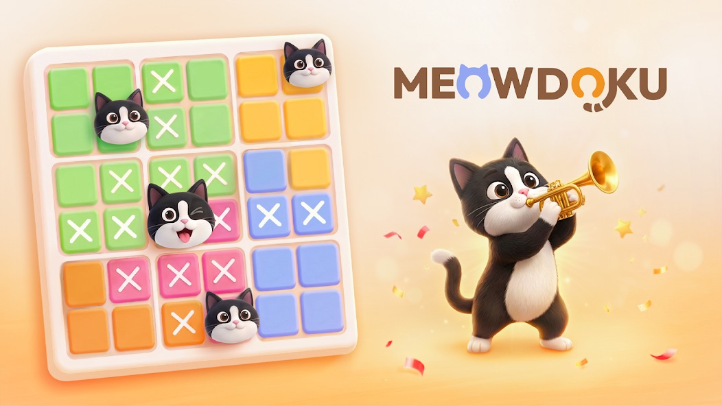 Meowdoku: Brain Puzzle Games screenshot 1