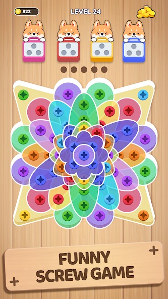 Woodle Screw Jam: Nuts & Bolts screenshot 1