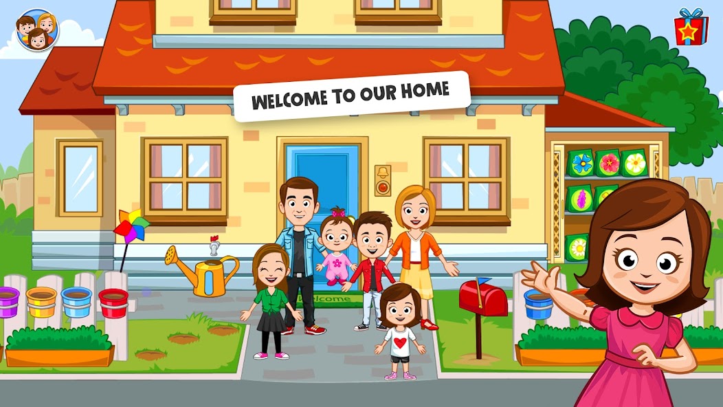 My Town Home - Family games screenshot 1