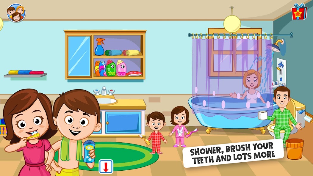 My Town Home - Family games screenshot 2